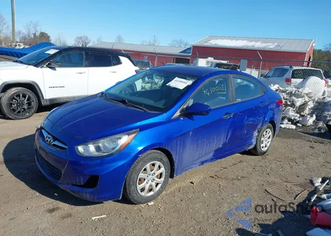 2013 Hyundai Accent Gls из США, поврежденный, VIN KMHCT4AE7DU308153